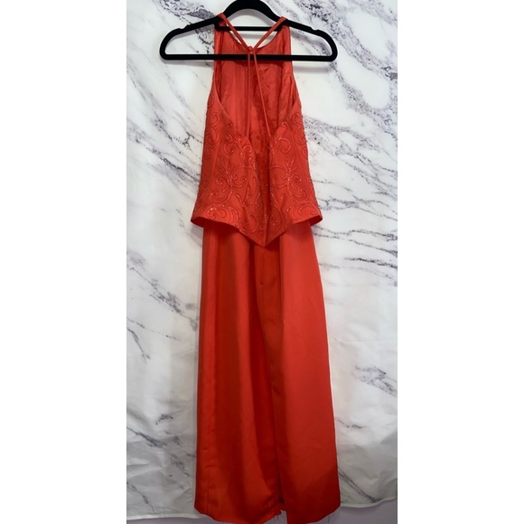 Marie St. Claire Orange Long Dress - Picture 5 of 11